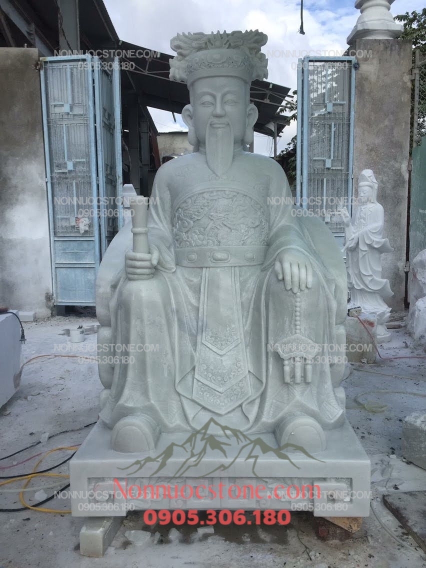 Tượng Thần Tài Thổ Địa Bằng Đá 12 1 Tượng Thần Tài Thổ Địa Bằng Đá 12