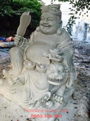 Tượng Thần Tài Thổ Địa Bằng Đá 02