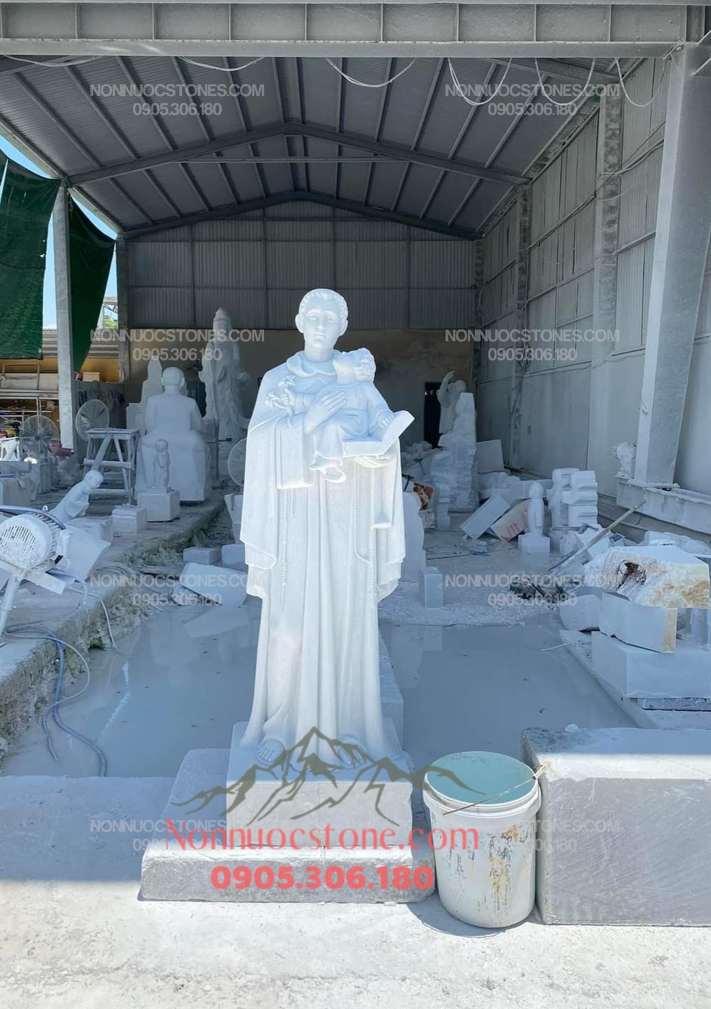 Tượng Thánh An Tôn Bằng Đá 58 1 Tượng Thánh An Tôn Bằng Đá 58