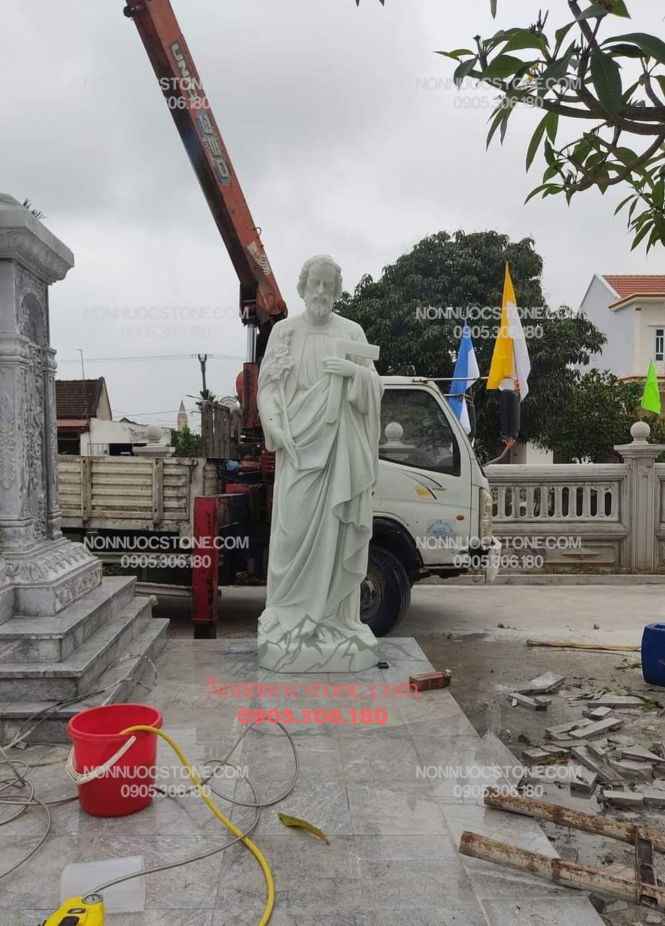 Tượng Thánh Giuse Bằng Đá 103 1 Tượng Thánh Giuse Bằng Đá 103