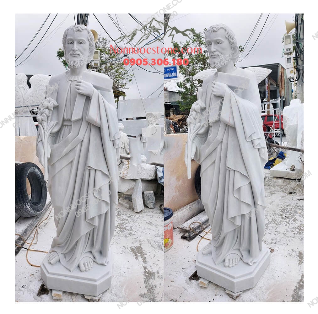 Tượng Thánh Giuse Bằng Đá 02 1 Tượng Thánh Giuse Bằng Đá 02