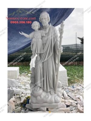 Tượng Thánh Giuse Bằng Đá 03