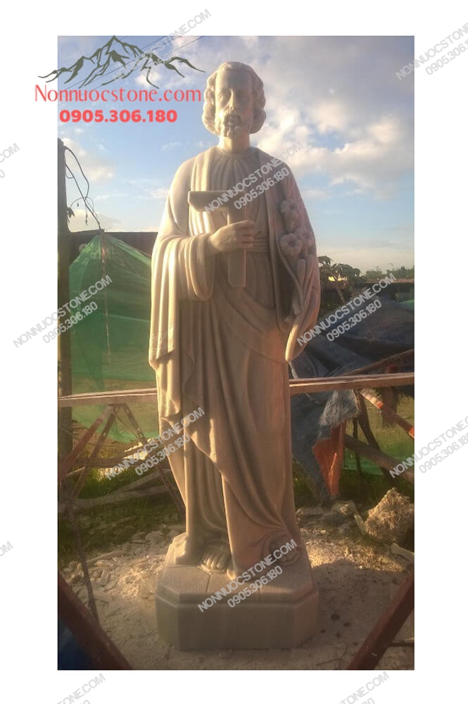 Tượng Thánh Giuse Bằng Đá 66 1 Tượng Thánh Giuse Bằng Đá 66