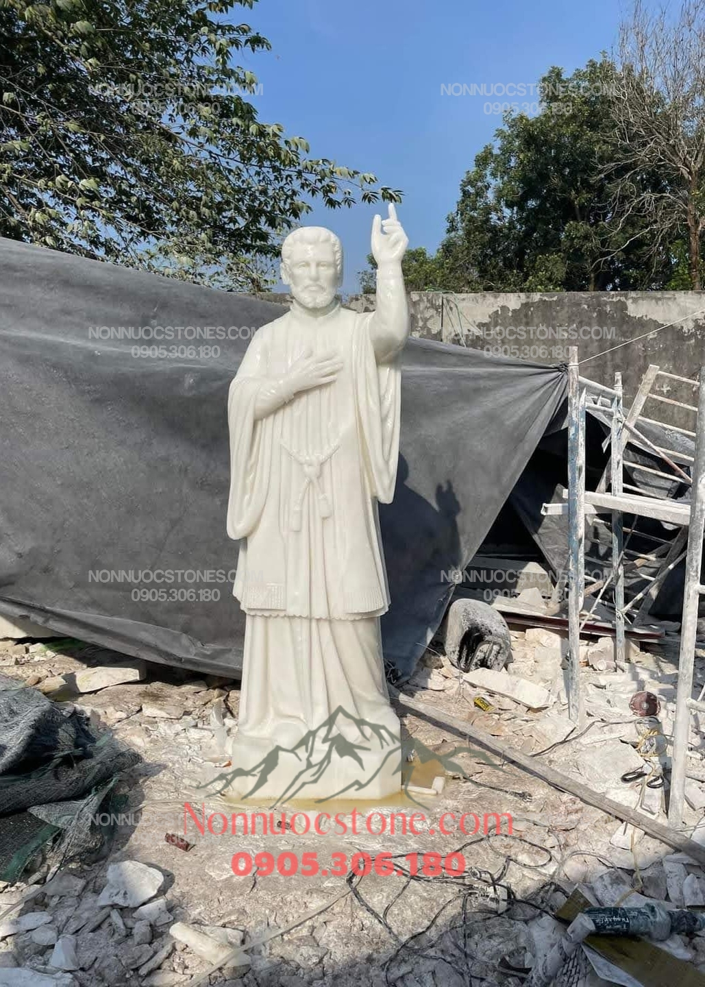 Tượng Thánh Phanxico Bằng Đá 15 1 Tượng Thánh Phanxico Bằng Đá 15