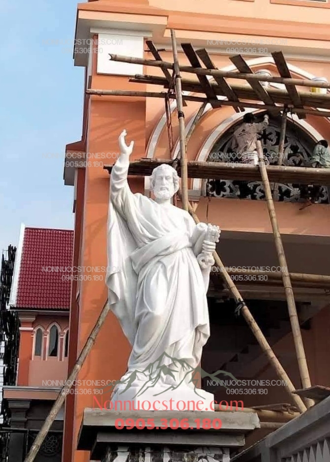 Tượng Thánh Phê Rô Bằng Đá 12 1 Tượng Thánh Phê Rô Bằng Đá 12