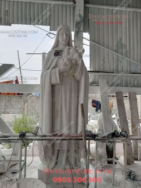 Tượng Thánh Teresa Bằng Đá 14 1 Tượng Thánh Teresa Bằng Đá 14