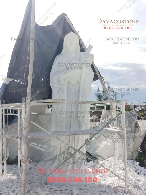 Tượng Thánh Teresa Bằng Đá 17 1 Tượng Thánh Teresa Bằng Đá 17