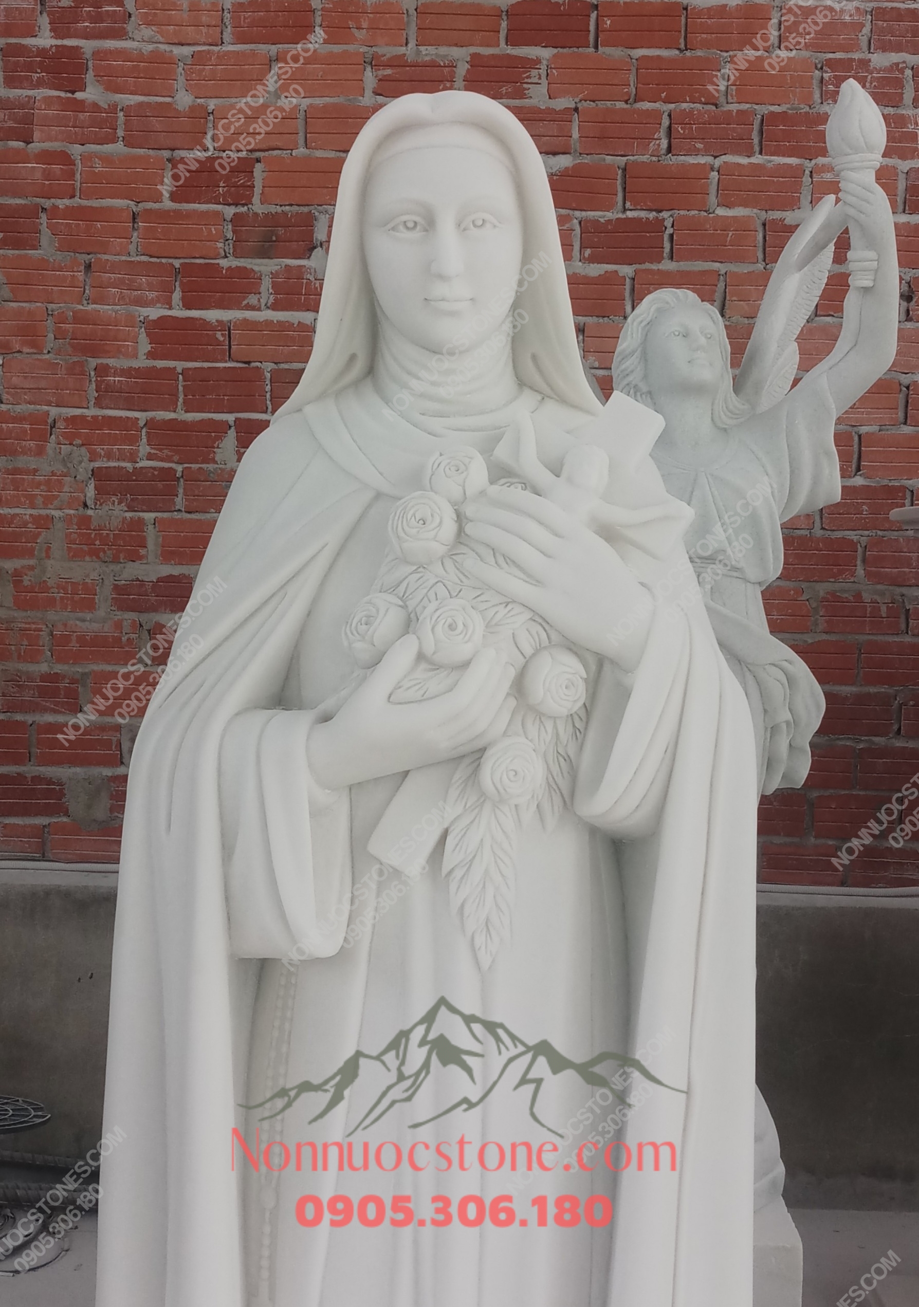 Tượng Thánh Teresa Bằng Đá 23 1 Tượng Thánh Teresa Bằng Đá 23