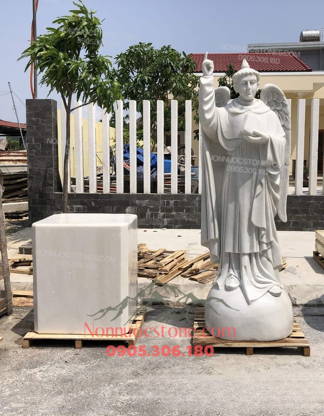 Tượng Thánh Vinh Sơn Bằng Đá 12 1 Tượng Thánh Vinh Sơn Bằng Đá 12