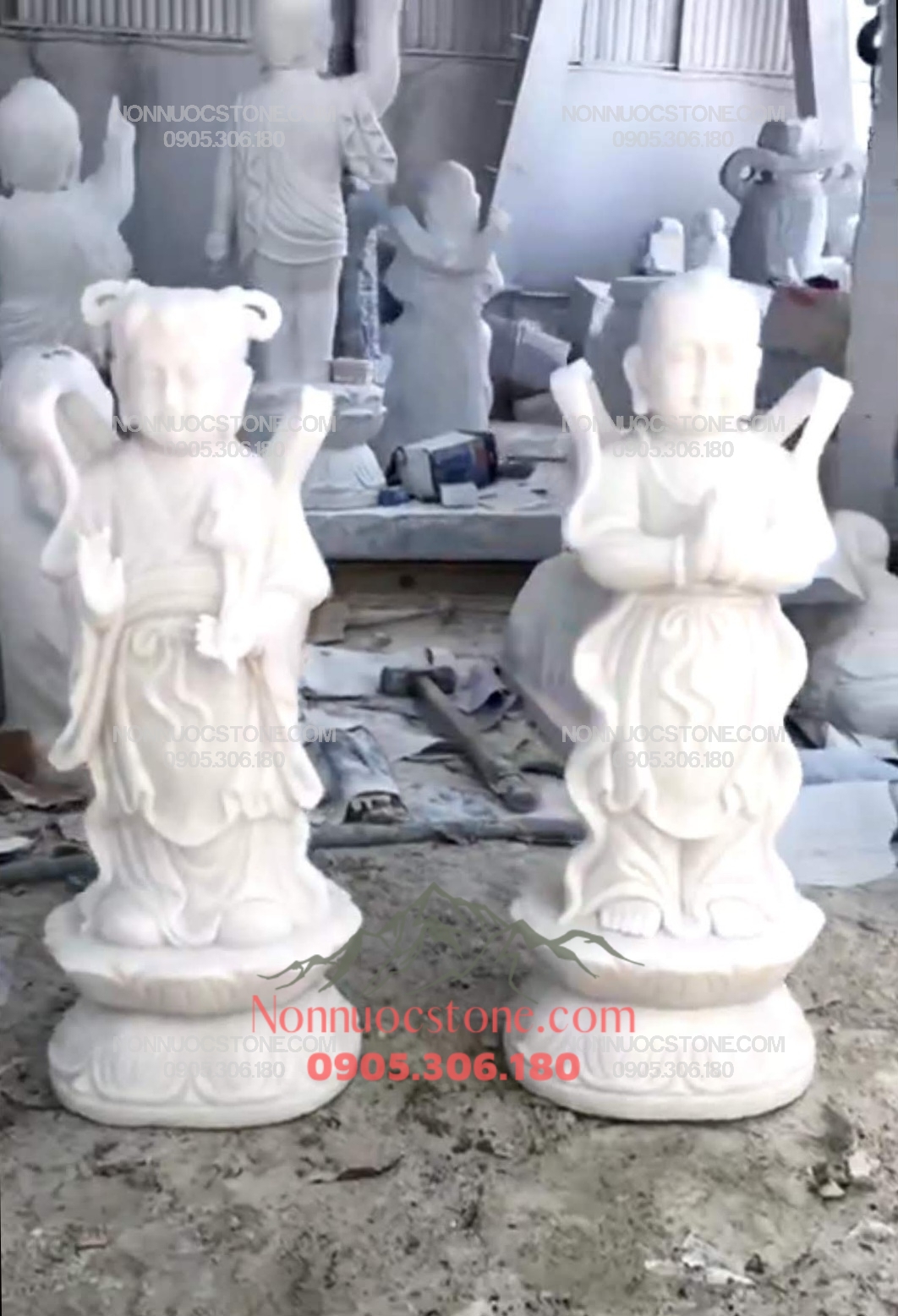 Tượng Thiện Tài Đồng Tử Bằng Đá 55 1 Tượng Thiện Tài Đồng Tử Bằng Đá 55