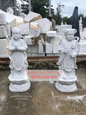 Tượng Thiện Tài Đồng Tử Bằng Đá 06