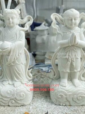 Tượng Thiện Tài Đồng Tử Bằng Đá 07