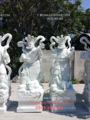 Tượng Tứ Đại Thiên Vương Bằng Đá 01