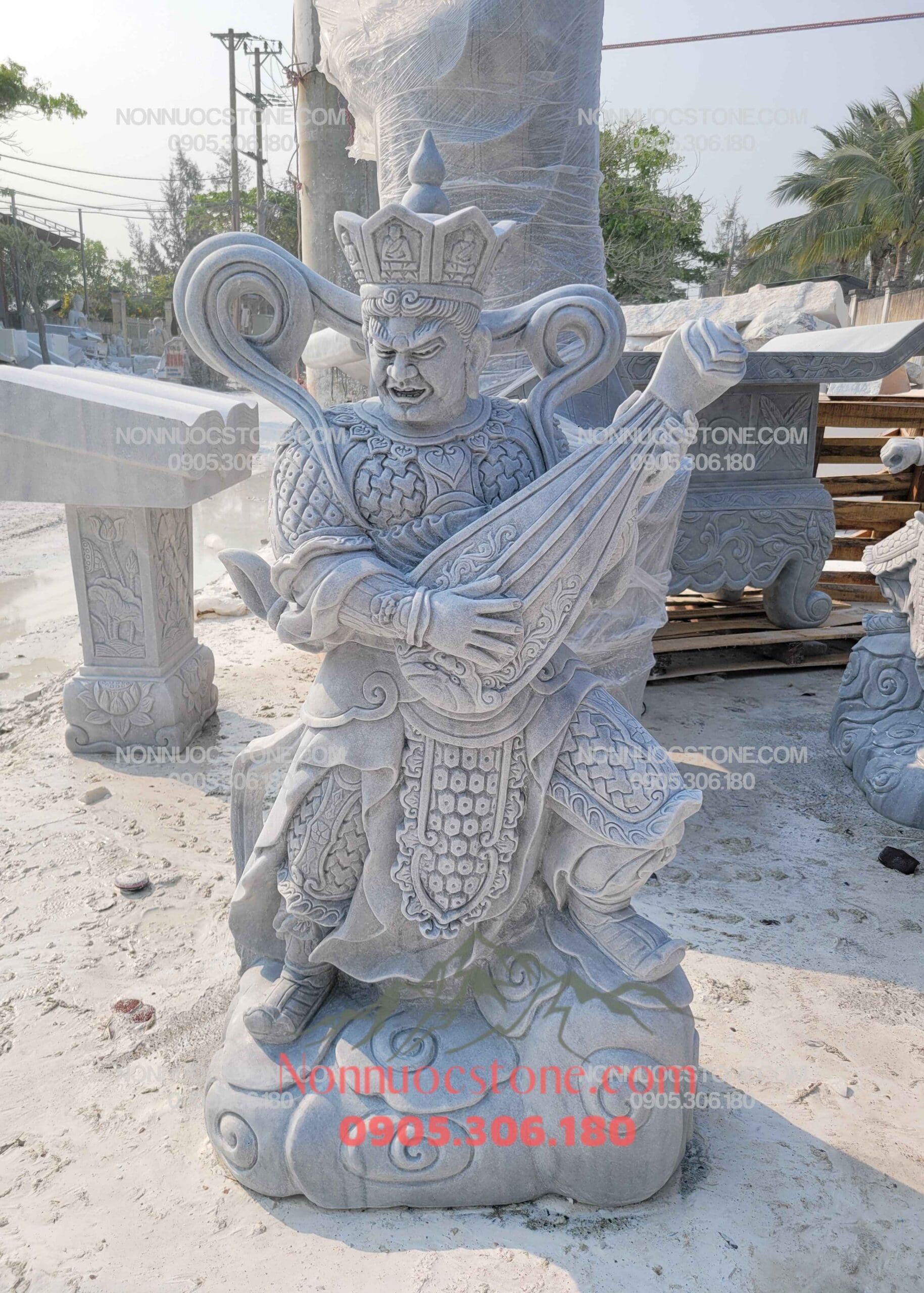 Tượng Tứ Đại Thiên Vương Bằng Đá 10 1 Tượng Tứ Đại Thiên Vương Bằng Đá 10