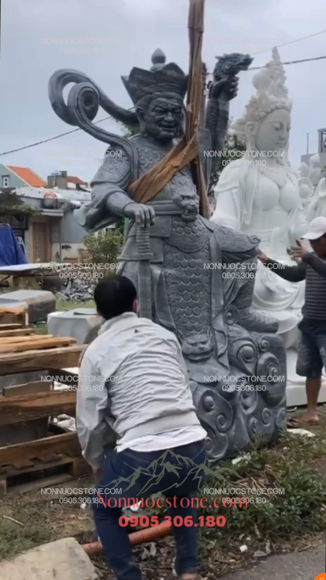 Tượng Tứ Đại Thiên Vương Bằng Đá 125 1 Tượng Tứ Đại Thiên Vương Bằng Đá 125