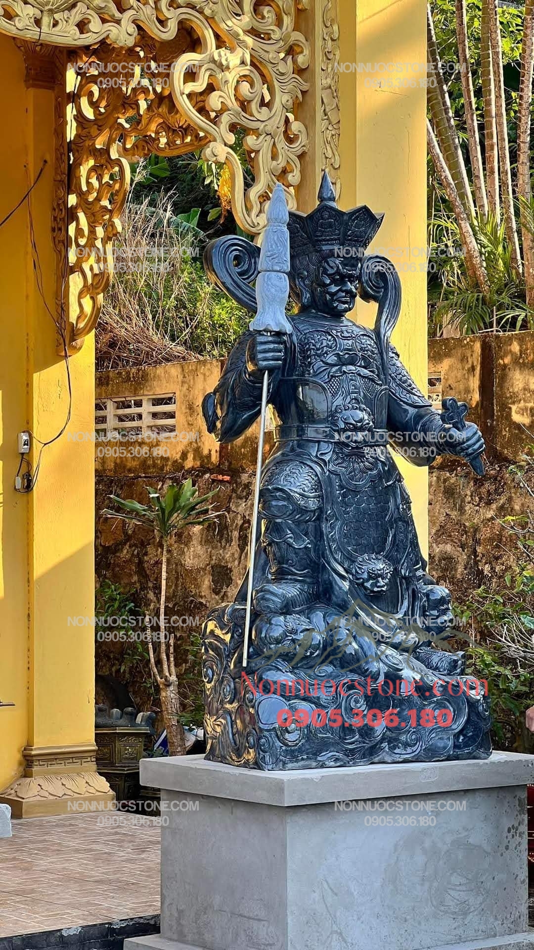 Tượng Tứ Đại Thiên Vương Bằng Đá 73 1 Tượng Tứ Đại Thiên Vương Bằng Đá 73