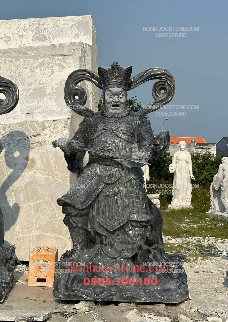 Tượng Tứ Đại Thiên Vương Bằng Đá 82 1 Tượng Tứ Đại Thiên Vương Bằng Đá 82