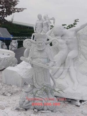 Tượng Tứ Đại Thiên Vương Bằng Đá 09