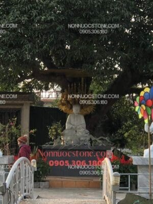 Tượng Văn Thù Phổ Hiền Bằng Đá 25
