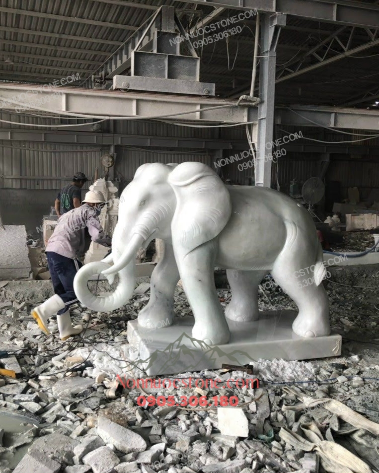Tượng Voi Bằng Đá 114 1 Tượng Voi Bằng Đá 114