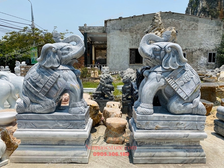 Tượng Voi Bằng Đá 129 1 Tượng Voi Bằng Đá 129
