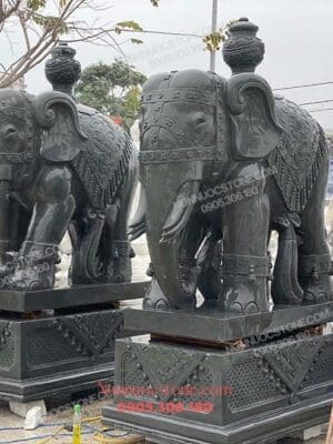 Tượng Voi Bằng Đá 132