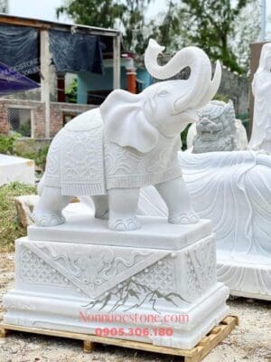Tượng Voi Bằng Đá 154