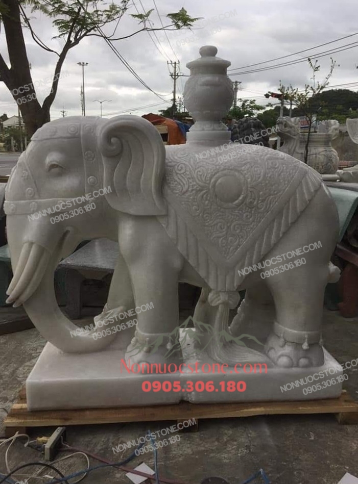 Tượng Voi Bằng Đá 25 1 Tượng Voi Bằng Đá 25