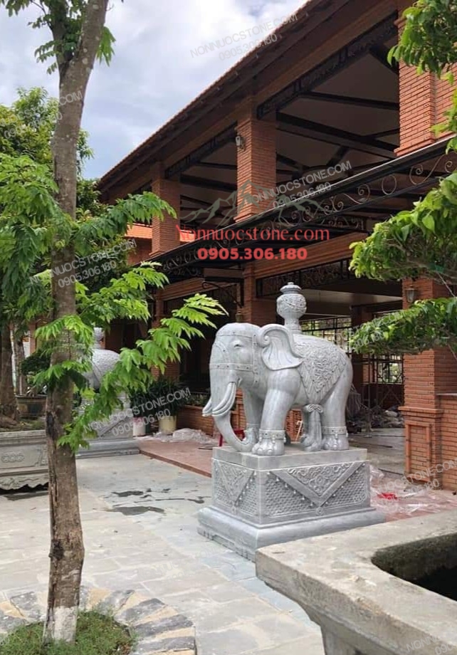 Tượng Voi Bằng Đá 34 1 Tượng Voi Bằng Đá 34
