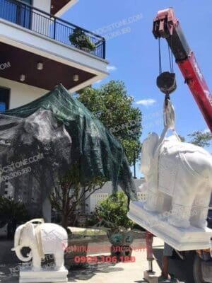 Tượng Voi Bằng Đá 37