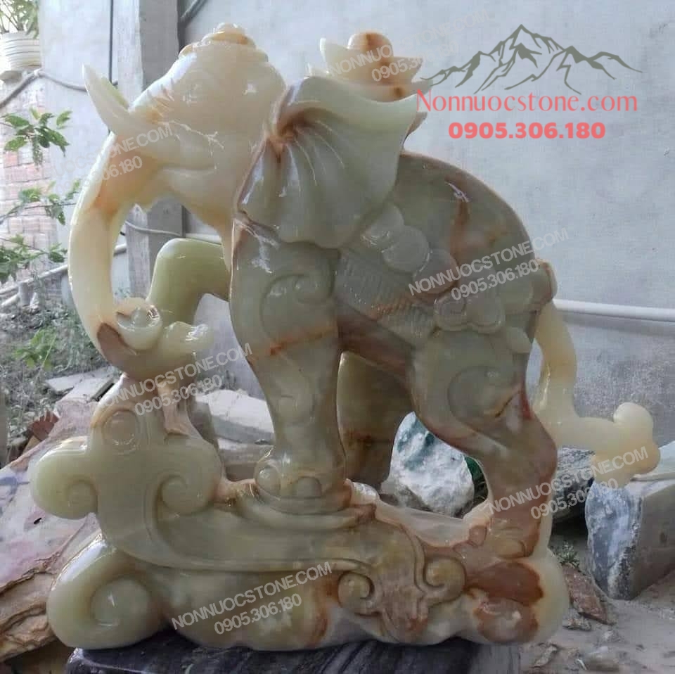 Tượng Voi Bằng Đá 40 1 Tượng Voi Bằng Đá 40