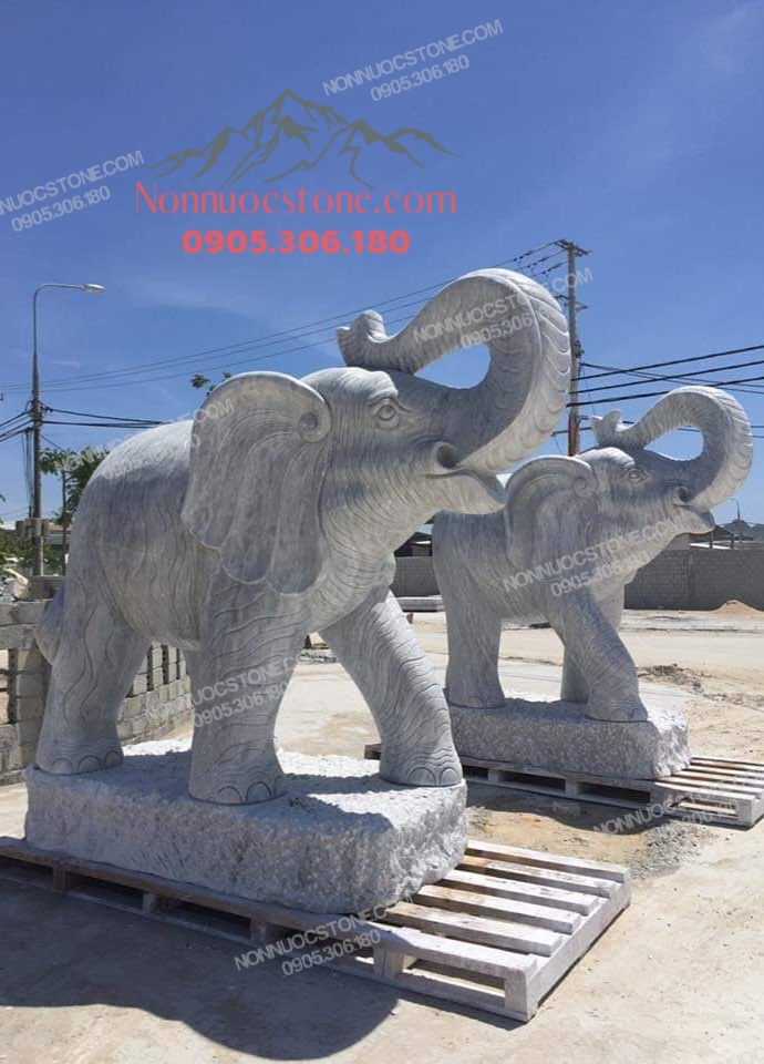 Tượng Voi Bằng Đá 43 1 Tượng Voi Bằng Đá 43