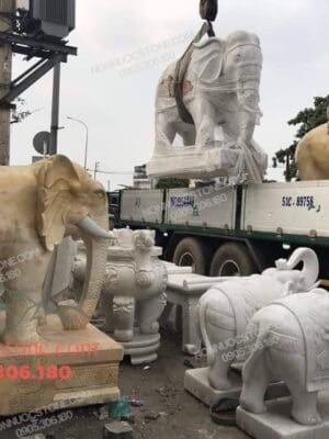 Tượng Voi Bằng Đá 56
