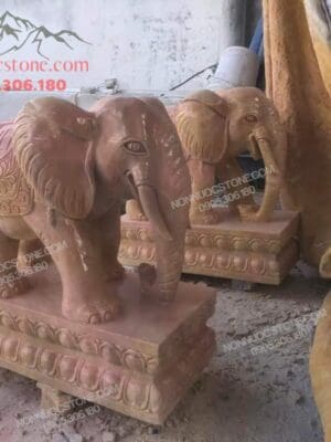 Tượng Voi Bằng Đá 60