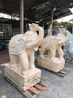 Tượng Voi Bằng Đá 84