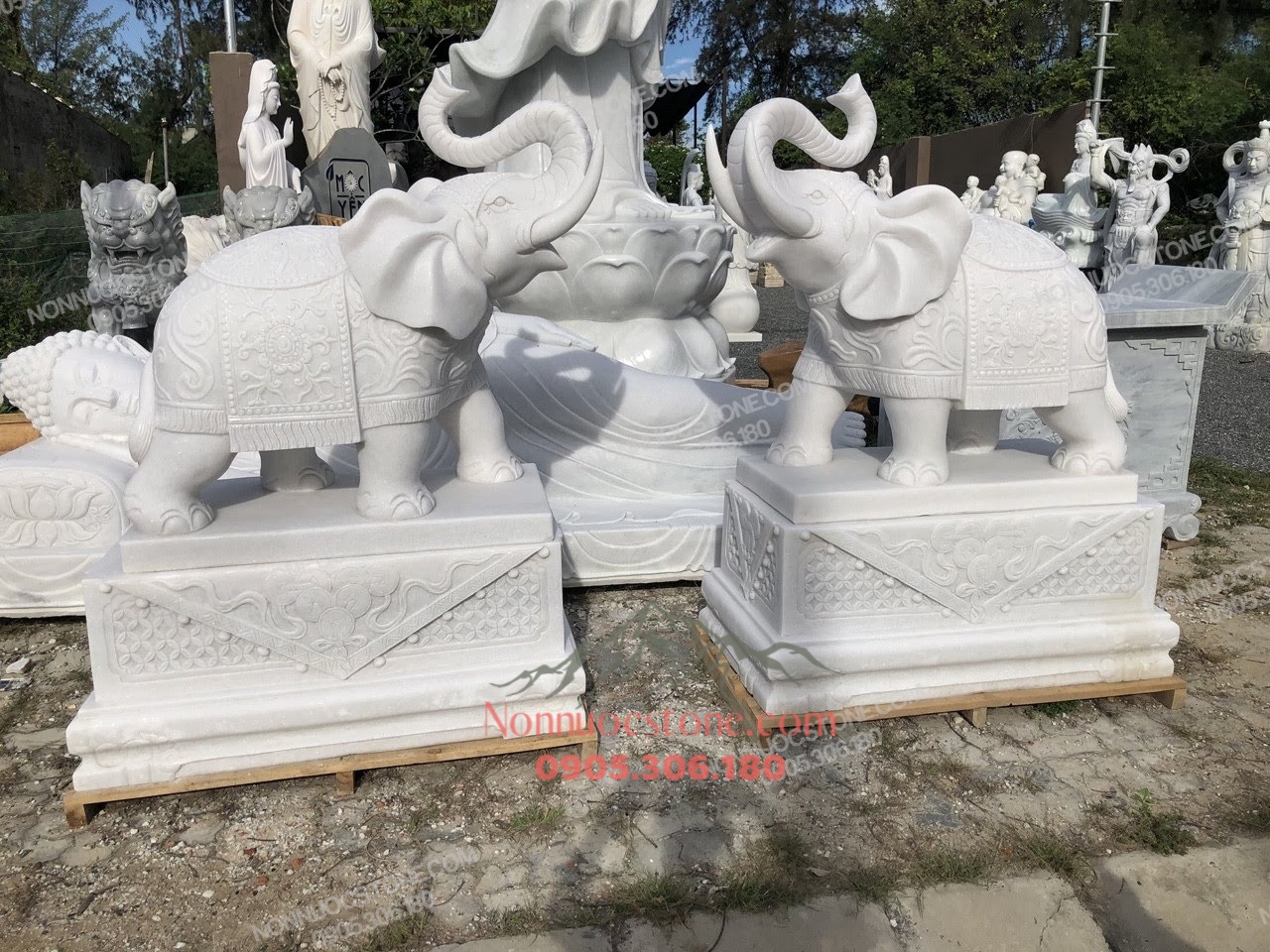 Tượng Voi Bằng Đá 86 1 Tượng Voi Bằng Đá 86