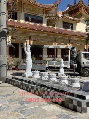 Tượng Vườn Lâm Tỳ Ni Bằng Đá 03