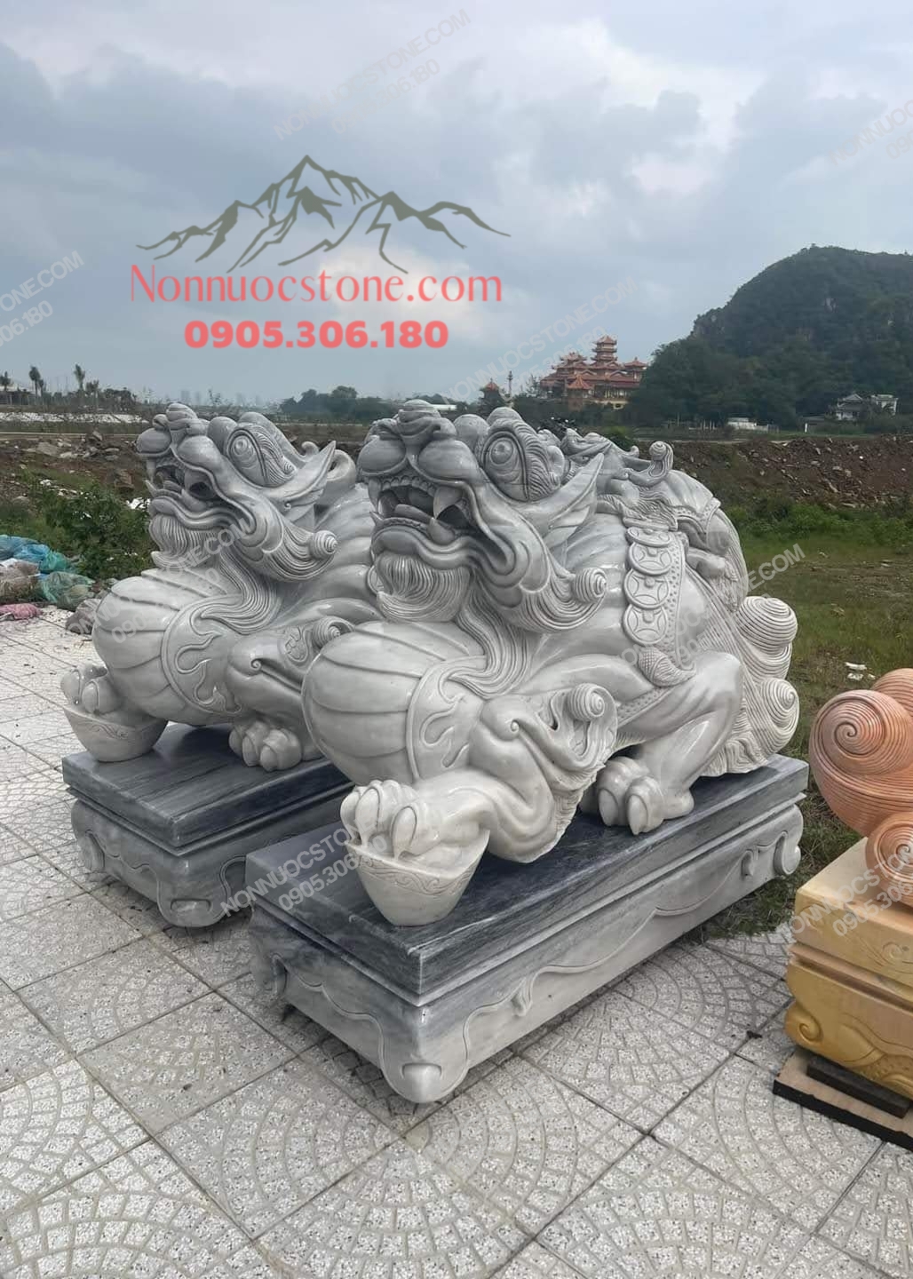Tượng Tỳ Hưu Bằng Đá 23 1 Tượng Tỳ Hưu Bằng Đá 23