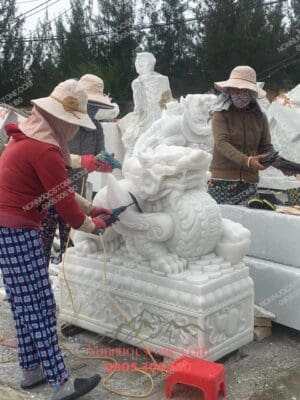 Tượng Tỳ Hưu Bằng Đá 03