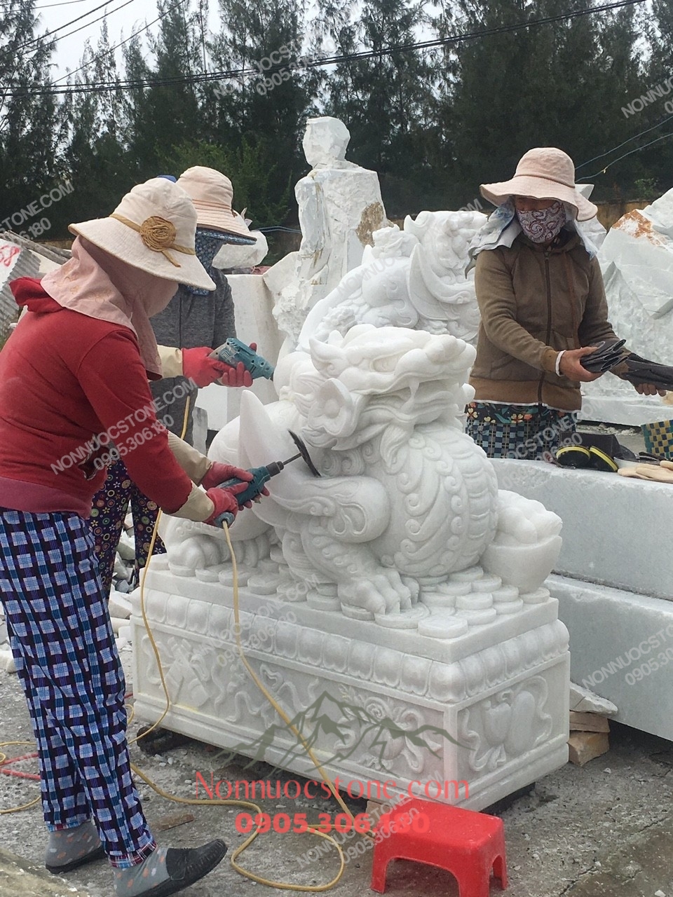 Tượng Tỳ Hưu Bằng Đá 03 1 Tượng Tỳ Hưu Bằng Đá 03