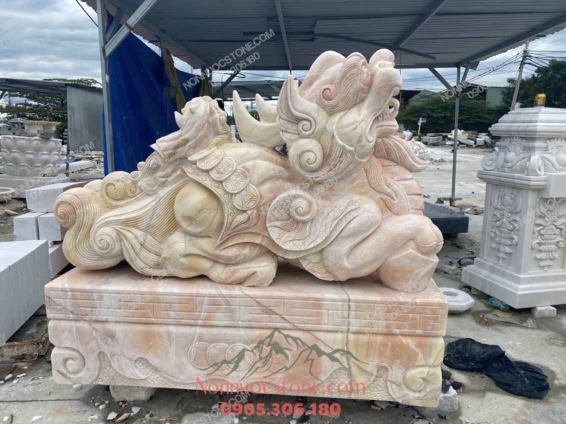 Tượng Tỳ Hưu Bằng Đá 52 1 Tượng Tỳ Hưu Bằng Đá 52