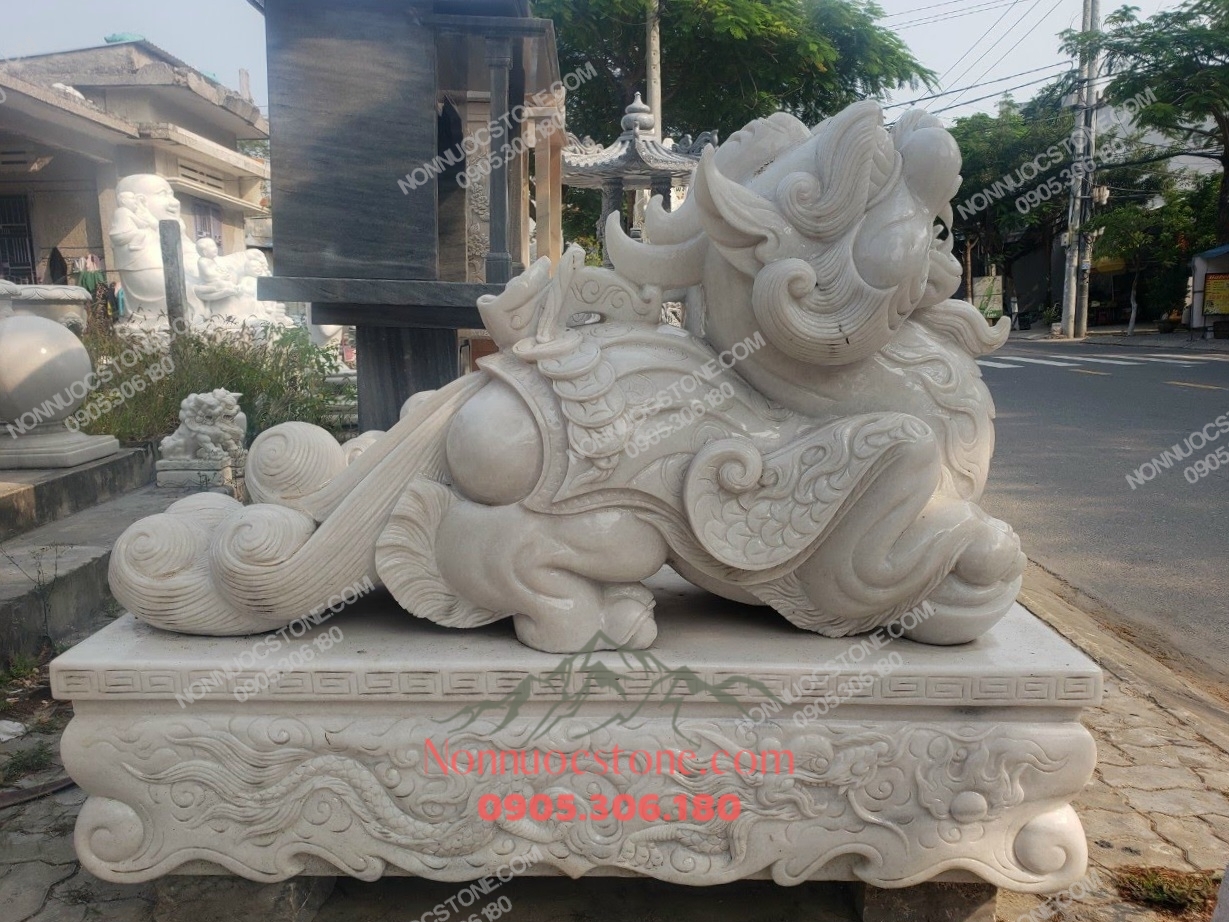 Tượng Tỳ Hưu Bằng Đá 60 1 Tượng Tỳ Hưu Bằng Đá 60