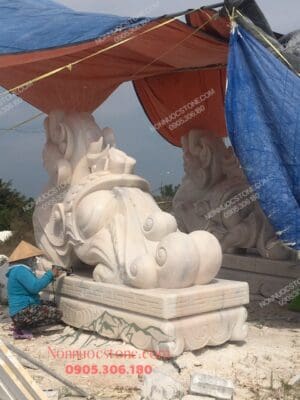 Tượng Tỳ Hưu Bằng Đá 08