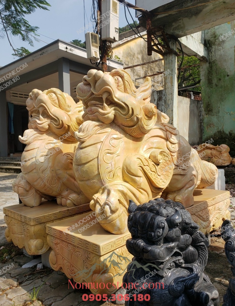 Tượng Tỳ Hưu Bằng Đá 84 1 Tượng Tỳ Hưu Bằng Đá 84
